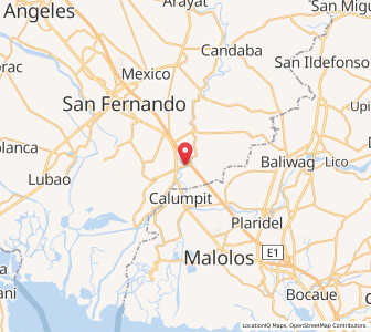 Map of Apalit, Central Luzon