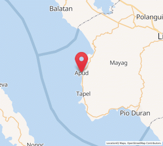 Map of Apud, Bicol