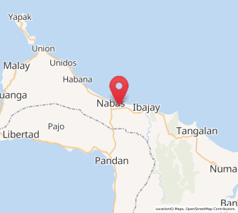 Map of Aquino, Western Visayas