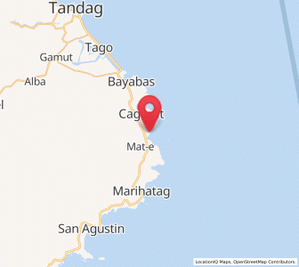 Map of Aras-asan, Caraga