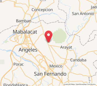 Map of Arenas, Central Luzon