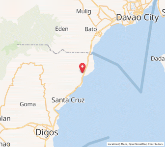 Map of Astorga, Davao