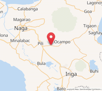 Map of Ayugan, Bicol