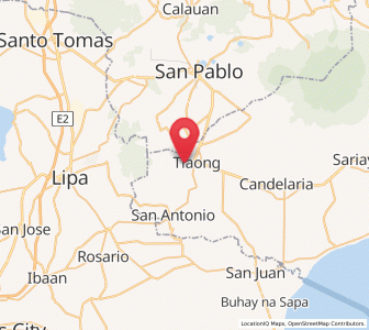 Map of Ayusan Uno, Calabarzon