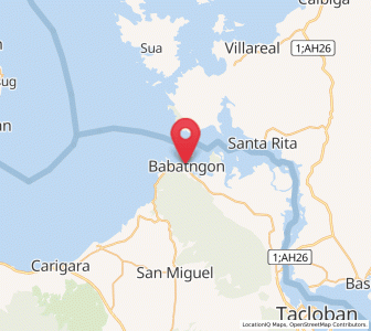 Map of Babatngon, Eastern Visayas