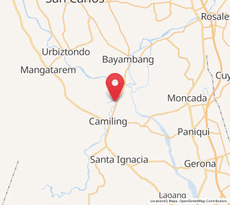 Map of Bacabac, Central Luzon