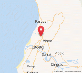 Map of Bacarra, Ilocos