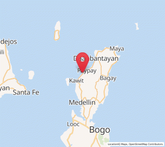 Map of Bachauan, Central Visayas