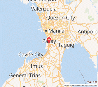 Map of Baclaran, Calabarzon