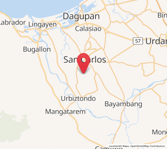 Map of Bacnar, Ilocos