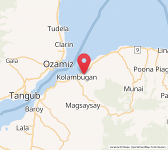 Map of Bacolod, Northern Mindanao
