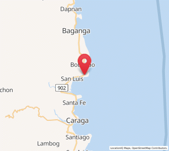 Map of Baculin, Davao