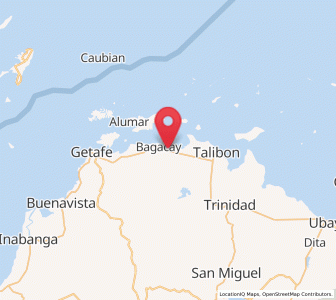 Map of Bagacay, Central Visayas