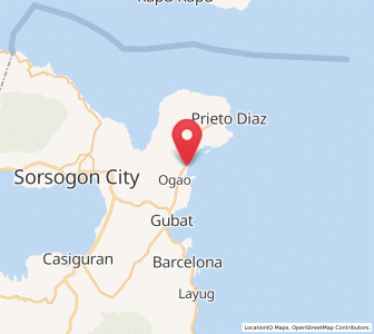 Map of Bagacay, Bicol