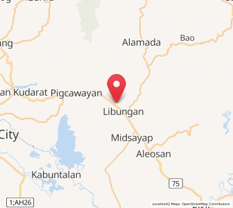 Map of Baguer, Soccsksargen