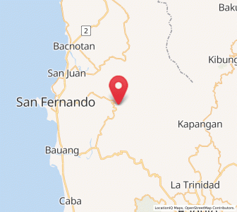 Map of Bagulin, Ilocos