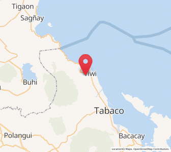 Map of Bagumbayan, Bicol