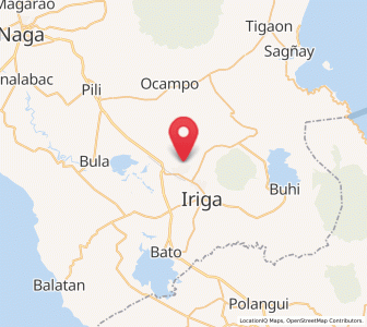 Map of Bagumbayan, Bicol