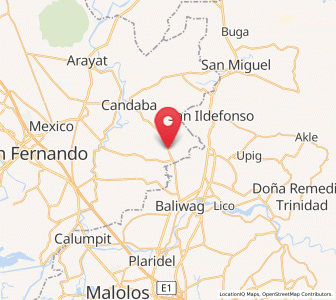 Map of Bahay Pare, Central Luzon