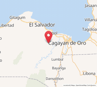 Map of Baikingon, Northern Mindanao