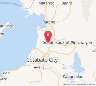 Map of Baka, Autonomous Region in Muslim Mindanao