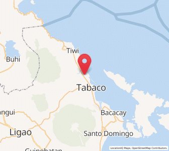 Map of Balading, Bicol
