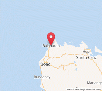 Map of Balanacan, Mimaropa