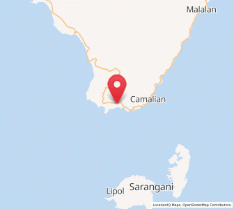 Map of Balangonan, Davao
