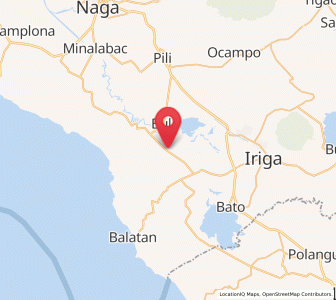 Map of Balaogan, Bicol