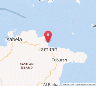 Map of Balas, Autonomous Region in Muslim Mindanao