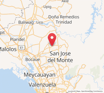 Map of Balasing, Central Luzon