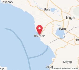 Map of Balatan, Bicol