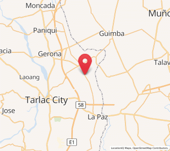 Map of Balayang, Central Luzon