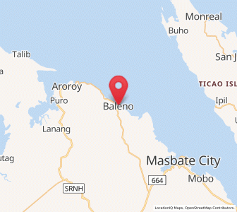 Map of Baleno, Bicol
