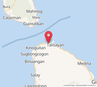 Map of Balingoan, Northern Mindanao