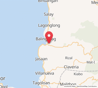 Map of Baliwagan, Northern Mindanao