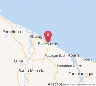 Map of Ballesteros, Cagayan Valley