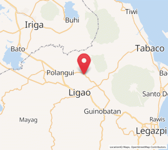 Map of Balogo, Bicol