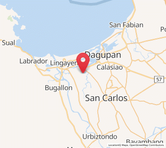 Map of Balogo, Ilocos
