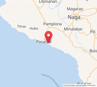 Map of Balogo, Bicol