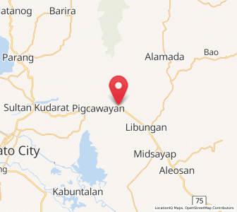 Map of Balogo, Soccsksargen