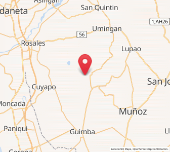 Map of Baloy, Central Luzon