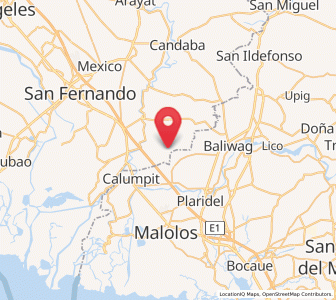 Map of Balucuc, Central Luzon