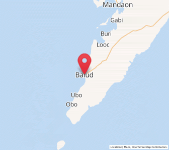 Map of Balud, Bicol