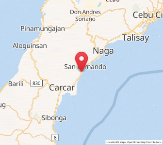 Map of Balud, Central Visayas
