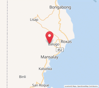 Map of Balugo, Mimaropa