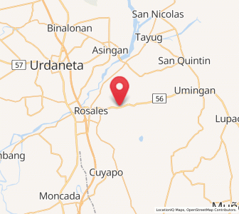 Map of Balungao, Ilocos