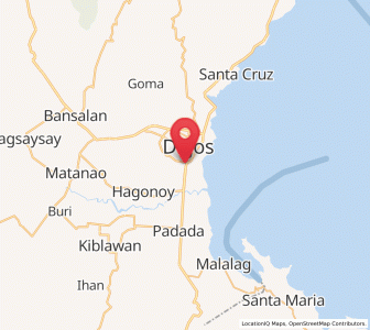 Map of Balutakay, Davao