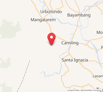 Map of Bamban, Central Luzon