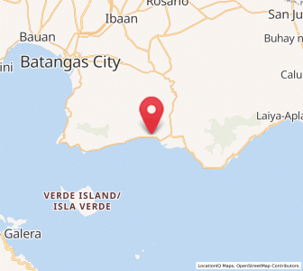 Map of Banalo, Calabarzon